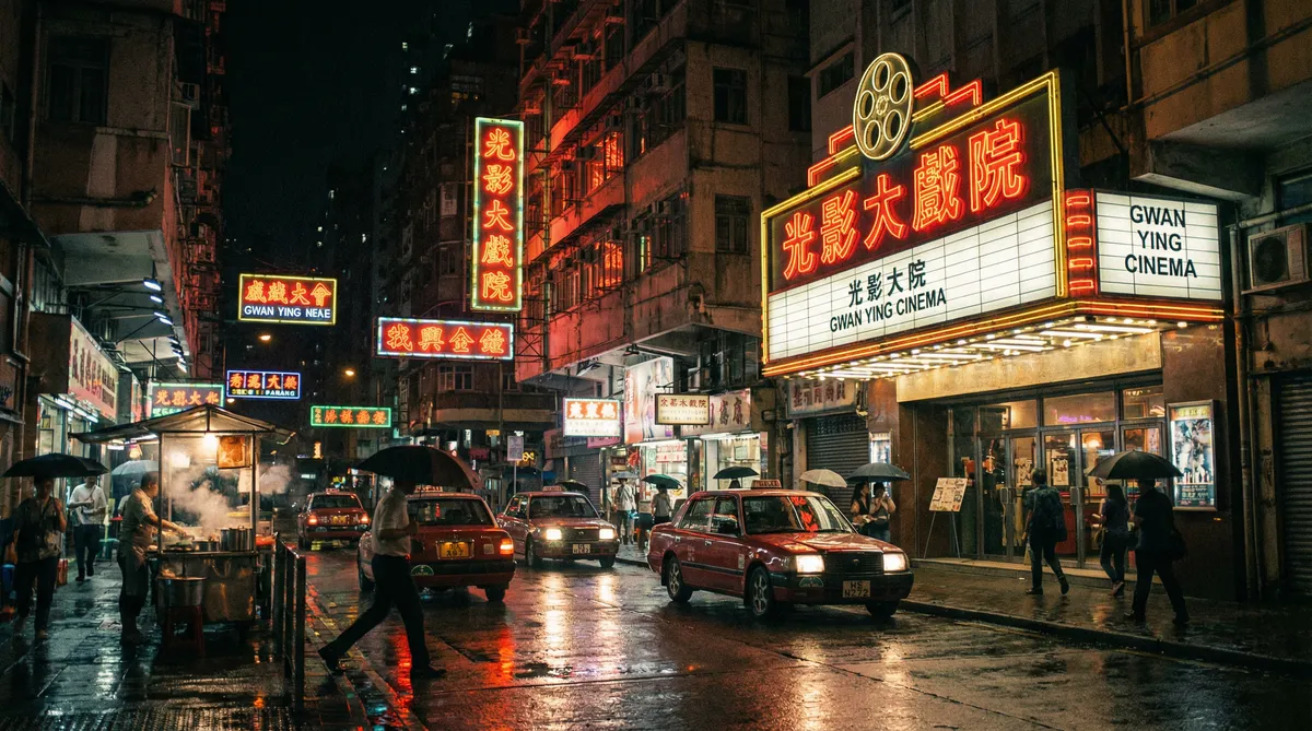 经典 日本三级 电影场景 - 霓虹街头